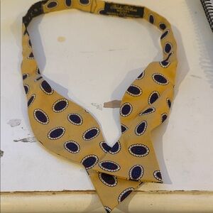 Yellow Patterned Bow Tie - Brooks Brothers